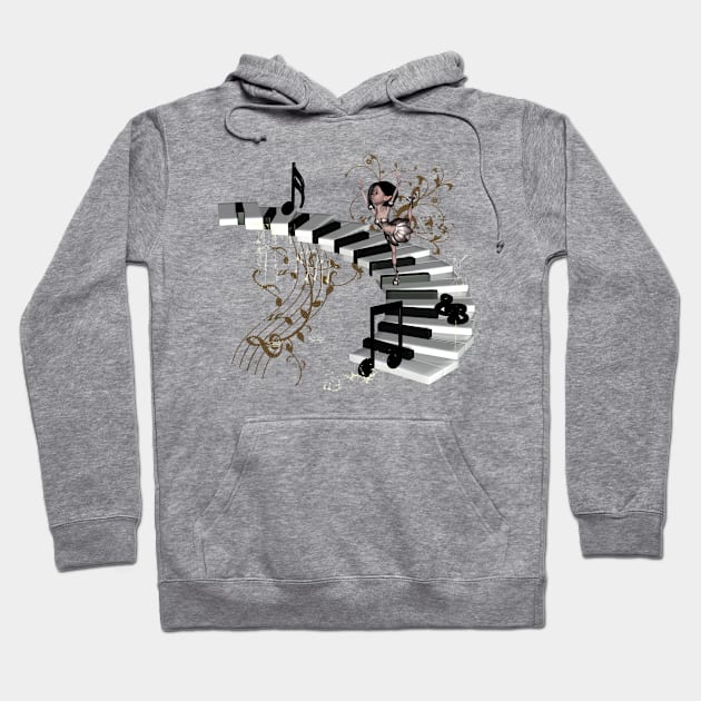 Dancing on a piano Hoodie by Nicky2342